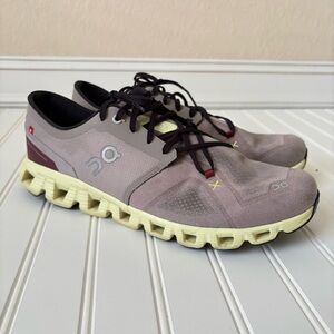 ON Running | Men's On Cloud Cloud x 3 Sneakers Hay/Fog Size 12